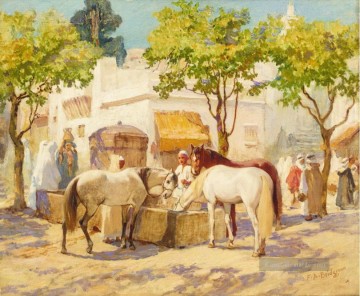  algiers - am Brunnen ALGIERS Frederick Arthur Bridgman